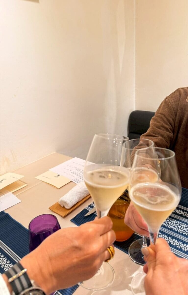 ワイン会で乾杯