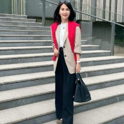 有村さんジャケットコーデ