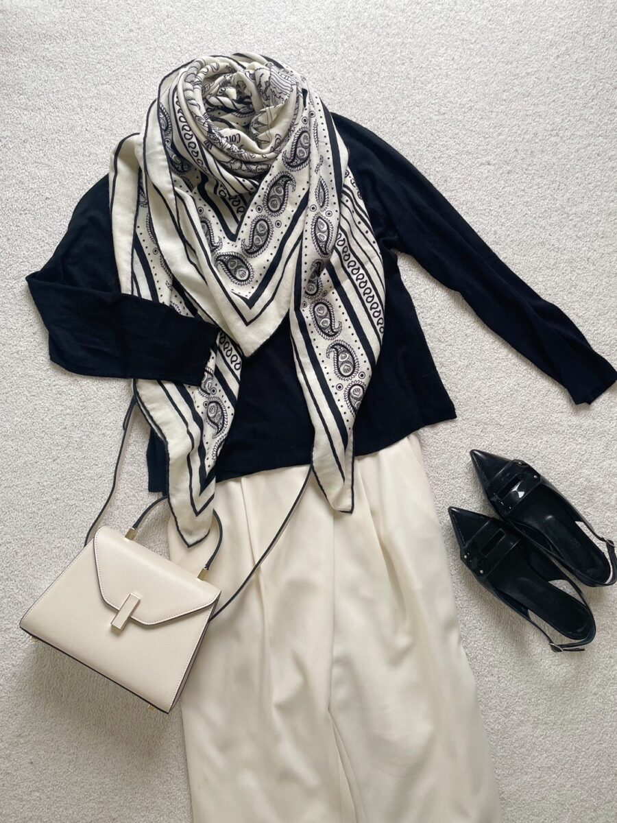 有村さんストールコーデ2