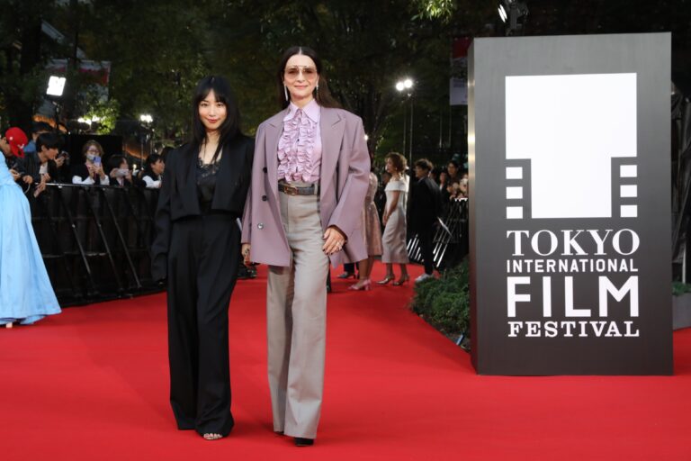 第38回東京国際映画祭よりジュリエット・ビノシュとMEGUMI