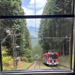 御岳山　ケーブルカー