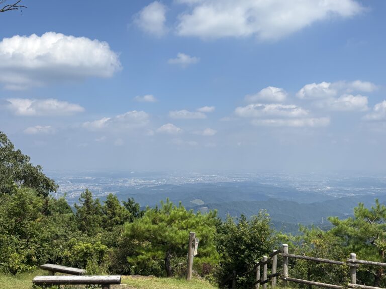 日の出山　山頂　眺め