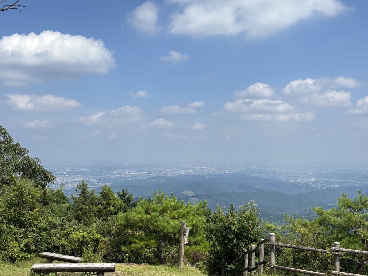 日の出山　山頂　眺め