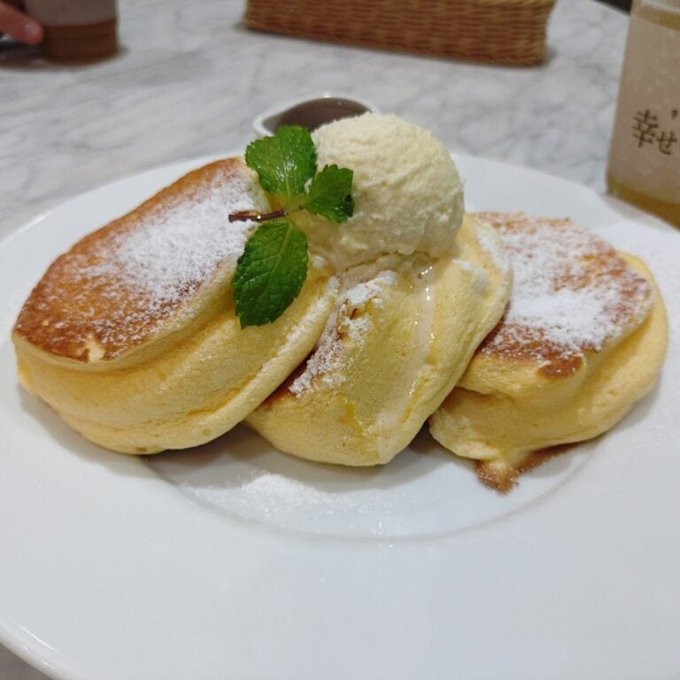 ふわふわのパンケーキ