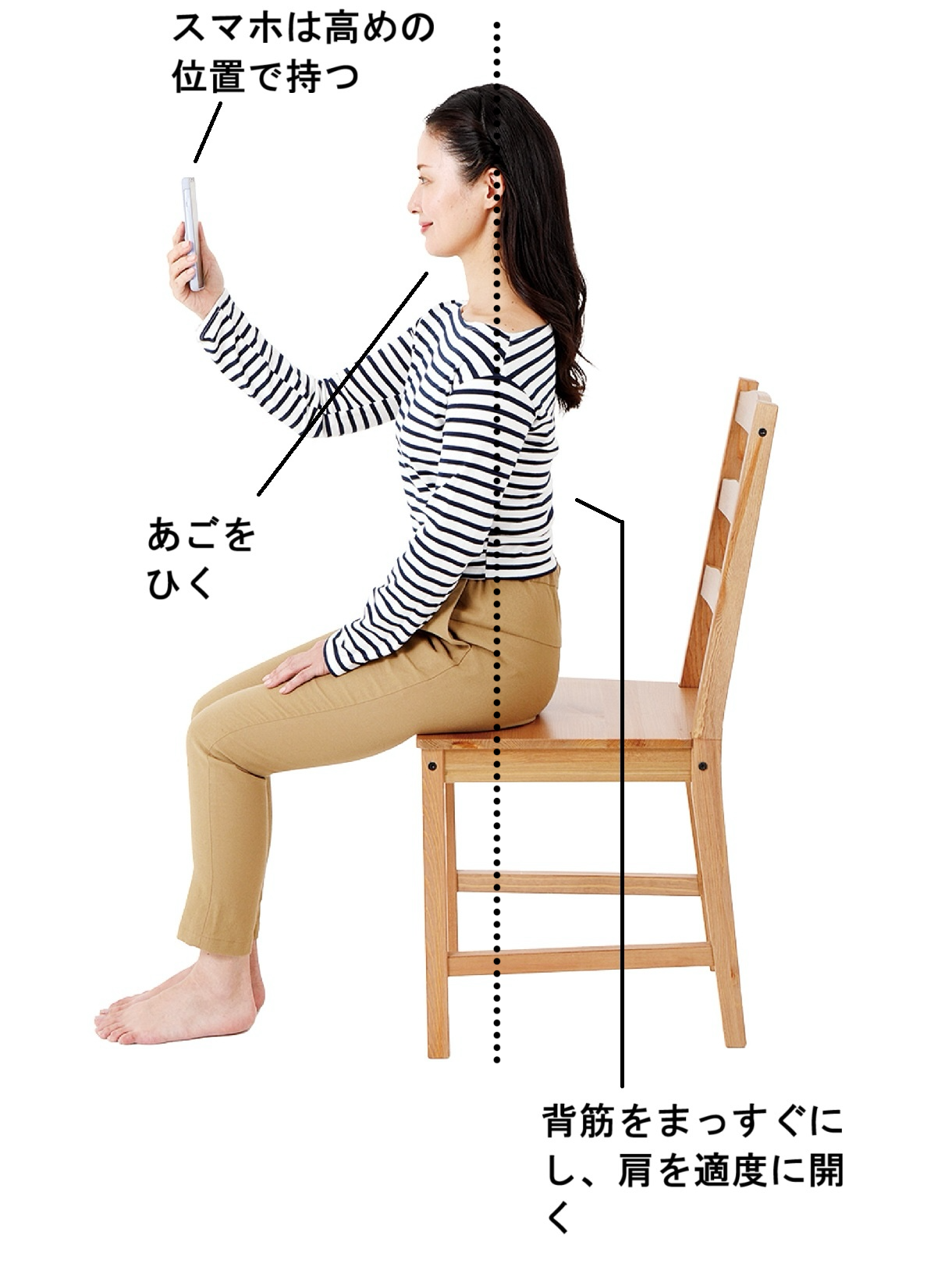 座り姿勢