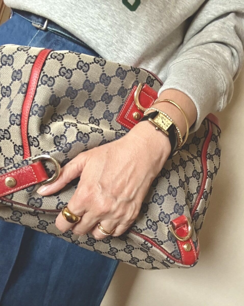 yumikoさんスウェット×デニムコーデポイント