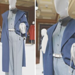 PLST_ウールブレンドリバーフーディーロングコート