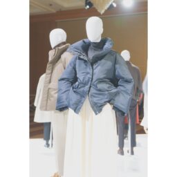 PLST_スタンドカラーパデッドブルゾン