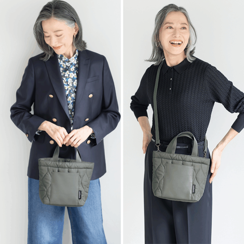 【雑誌付録】秋冬コーデに映える！「ニューヨーカー」コラボのキルティングバッグは２way＆見た目以上の収納力でとっても便利！【素敵なあの人2025年12月号付録】