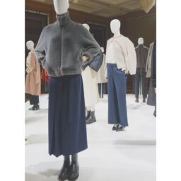 プラステ_フェザーヤーンジップアップブルゾン