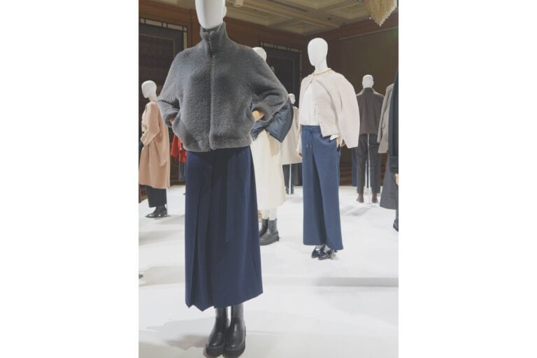 プラステ_フェザーヤーンジップアップブルゾン