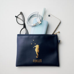 素敵なあの人2026年1月号付録「フクゾー」 ストラップつきレザー調ポーチセット