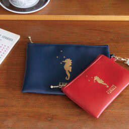 素敵なあの人2026年1月号付録「フクゾー」 ストラップつきレザー調ポーチセット