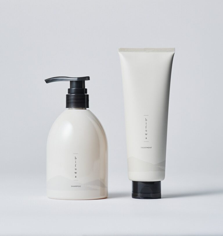 bifuwa ヘアシャンプー 480㎖、同 240g各¥4,070／ともにモンシュシュ