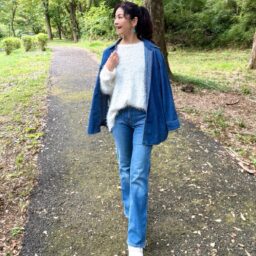 近所の公園での桜井智子さん