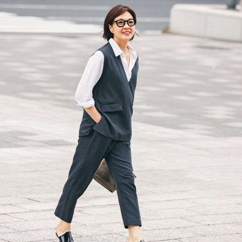 【60代お手本スナップ】東京マダムの「しまむら」&「H&M」をスタイリッシュな着こなしが参考になる!