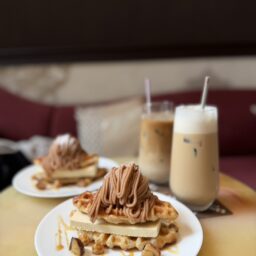 期間限定の「モンブランクロッフル」