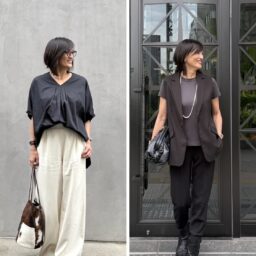 豊田さんの秋服コーデ