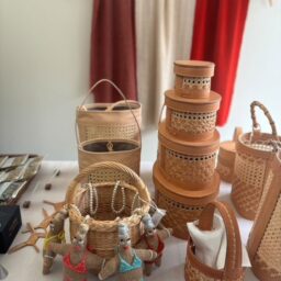 miki_nagano131 皮と藤のカゴバック(シチリア)