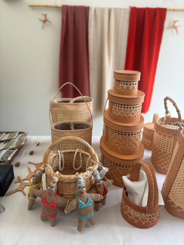 miki_nagano131 皮と藤のカゴバック(シチリア)