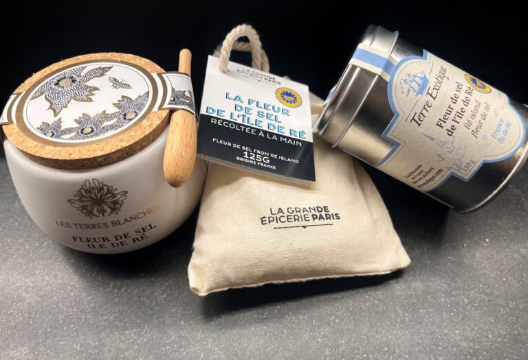 イル.・ド・レの塩。左から23€、6€、7€