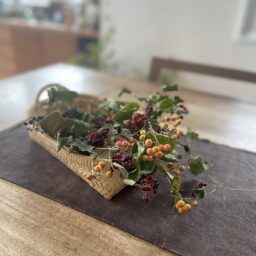 ほうき工房左京窯 あけびの籠