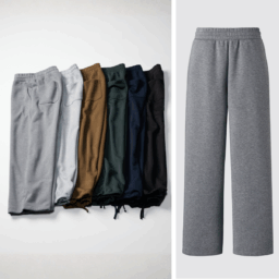 ユニクロ：シー スウェットワイドパンツ（男女兼用）