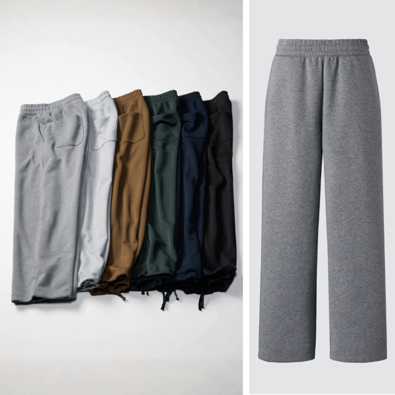 ユニクロ：シー スウェットワイドパンツ（男女兼用）