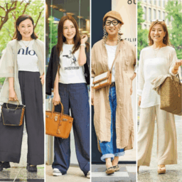 【第7位】【60代お手本スナップ・東京＆大阪】リアル読者の「ゆったりパンツコーデ」4選！ 楽ちんでもすっきり見える着こなしは必見！