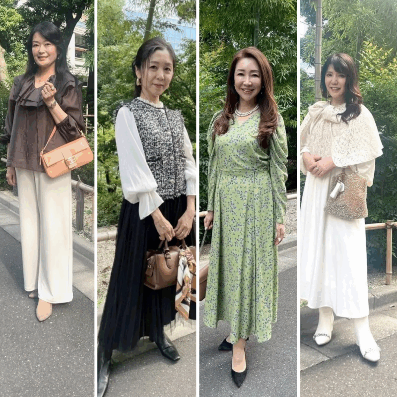 「ユニクロ」の優秀パンツや「セルフォード」のワンピなど！50代＆60代おしゃれ読者の【ファッションスナップ4選】