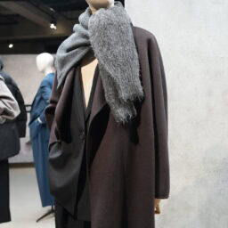 PLST_カシミヤブレンドリバーロングコート