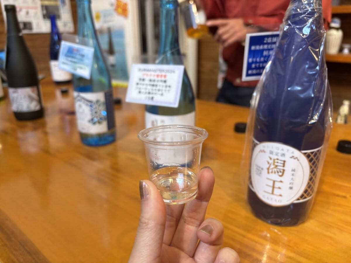 新潟県魚沼市　玉川酒造　試飲
