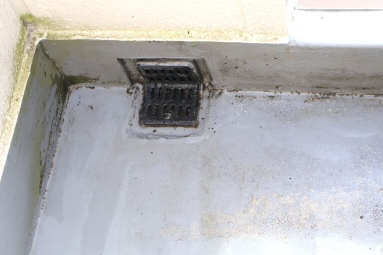 掃除後のベランダ