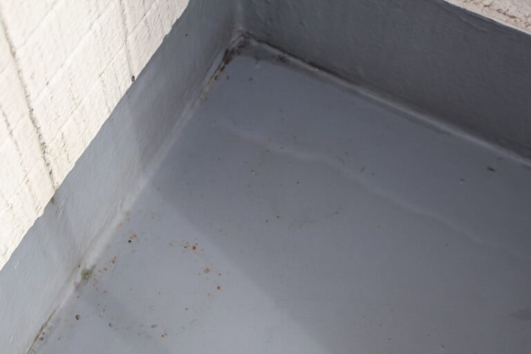 掃除後のベランダ