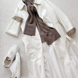 有村さんトレンチコーデ2