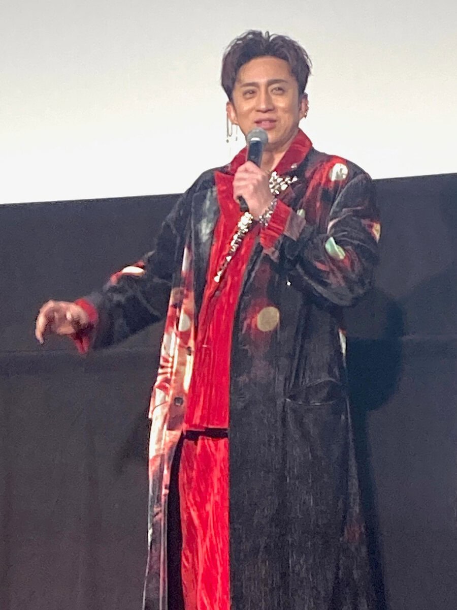 シネマ歌舞伎『朧の森に棲む鬼』舞台挨拶　松本幸四郎さん