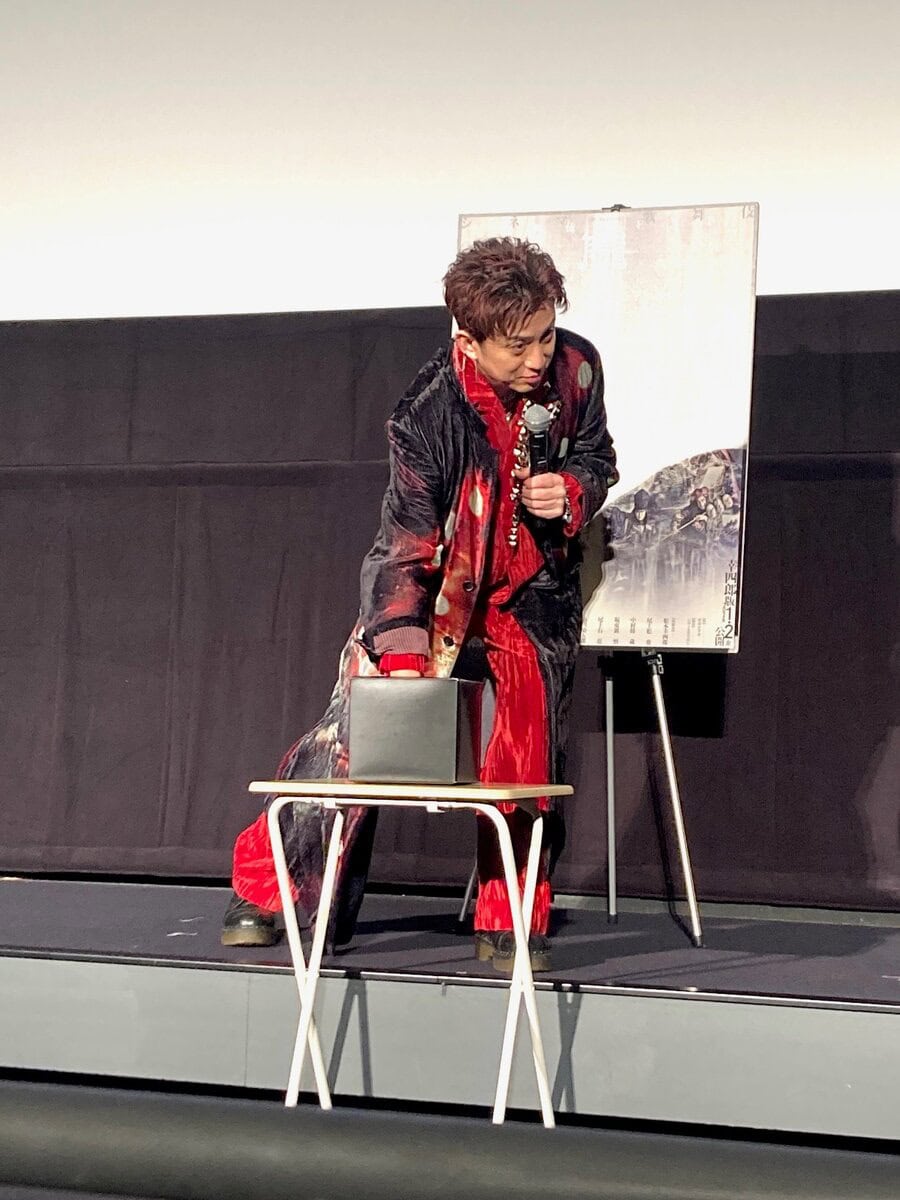 シネマ歌舞伎『朧の森に棲む鬼』舞台挨拶　松本幸四郎さん