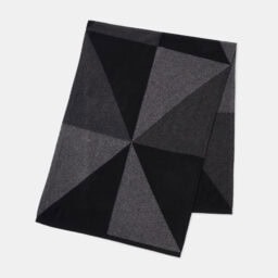 ジオメトリックニットストール　￥13,000