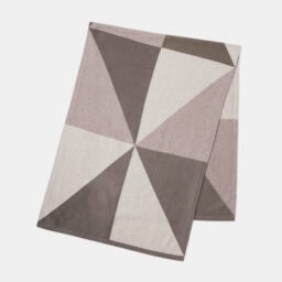 ジオメトリックニットストール　￥13,000