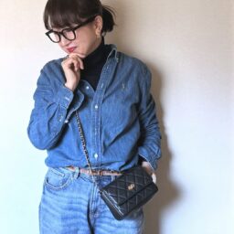 yumikoさん11月ブログ_デニムONデニムコーデ