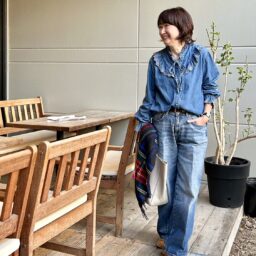 yumikoさん11月ブログ_お友達とのランチコーデ