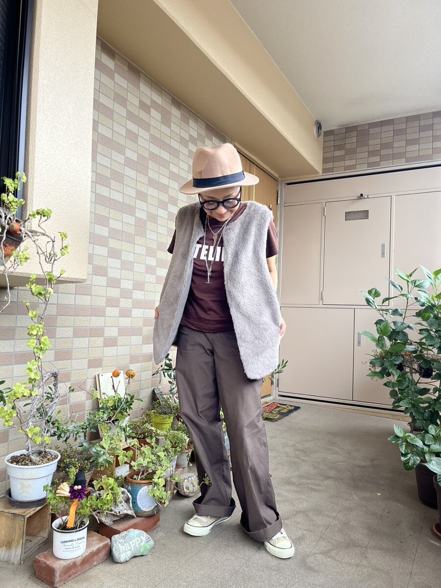 「しまむら」のロングベスト