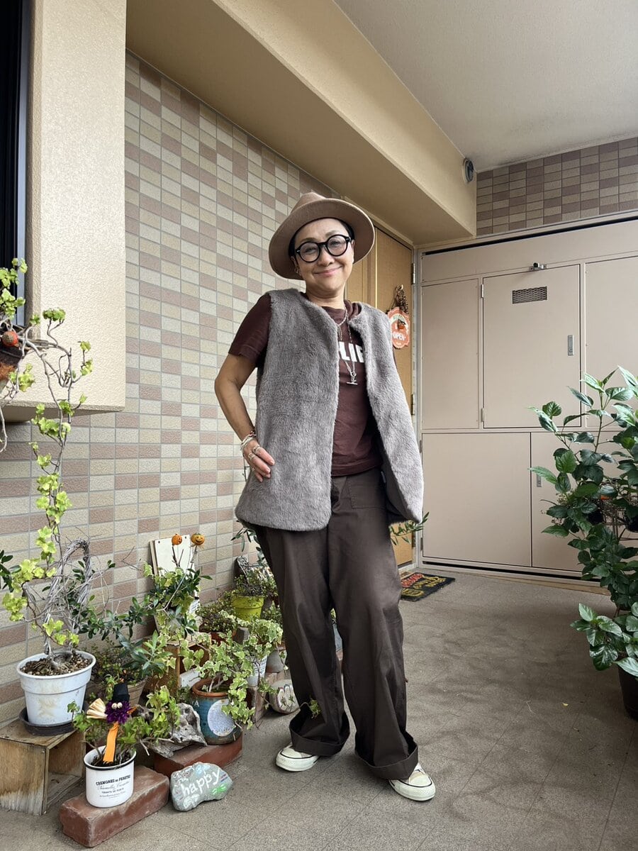 「しまむら」のロングベスト