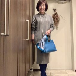 長谷川さん11月ブログ_ニットセットアップコーデ_ブーツ