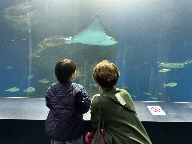 「アクアリウム品川」　お孫さんと松本さん