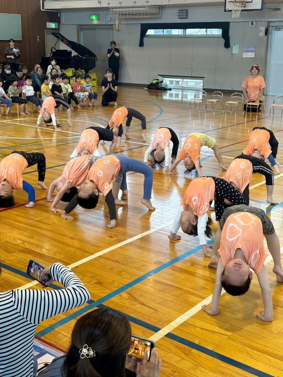 運動会　ブリッジ