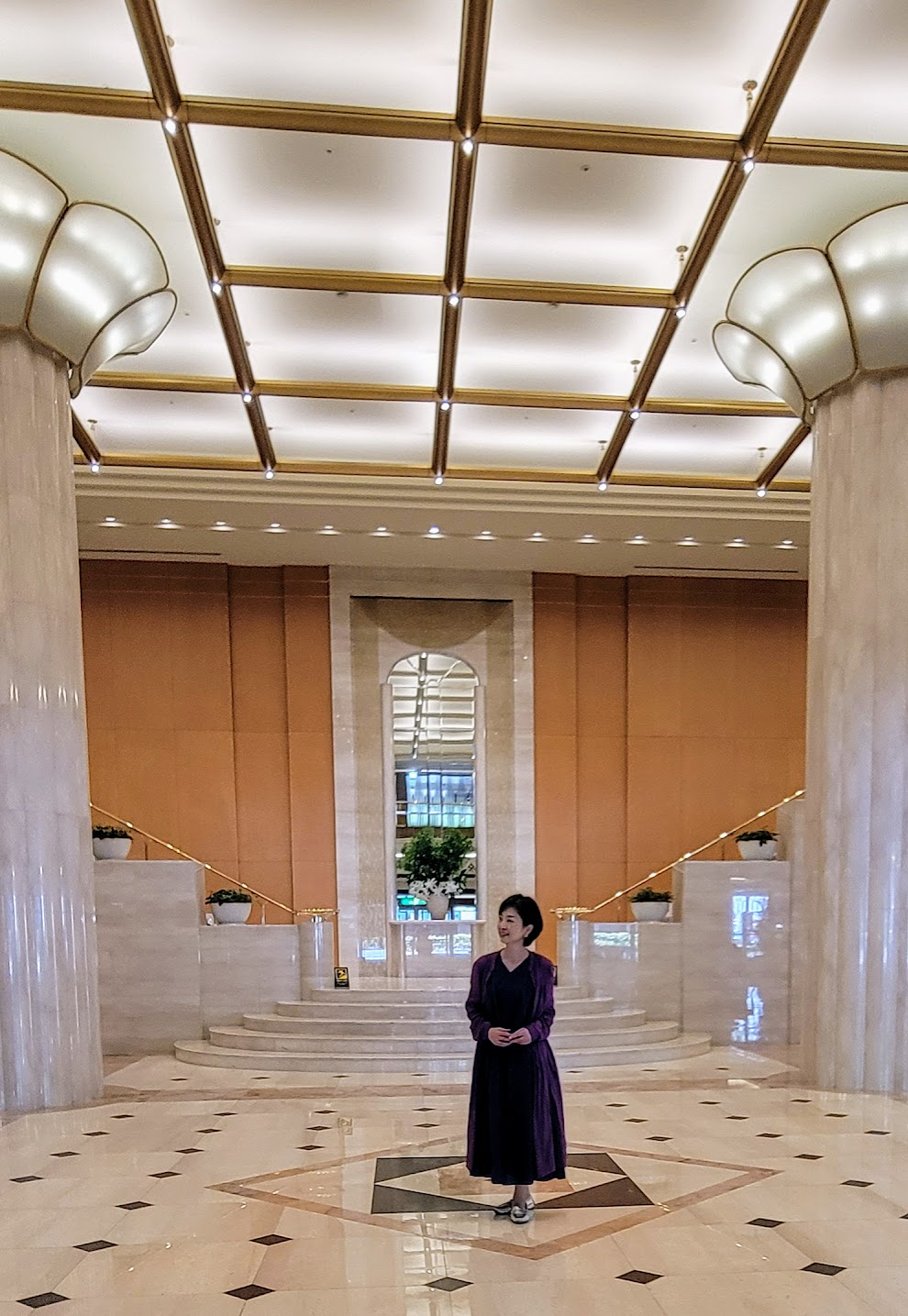 エレガントなホテル日航福岡のロビー