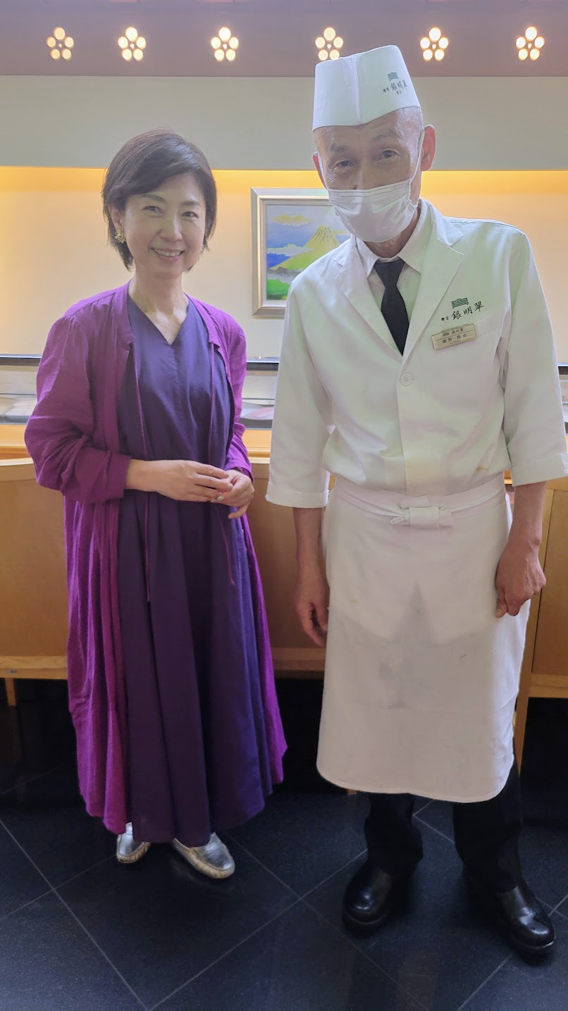 大将とツーショット