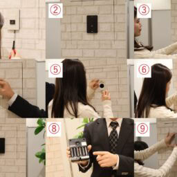 ドアホンの取りつけ