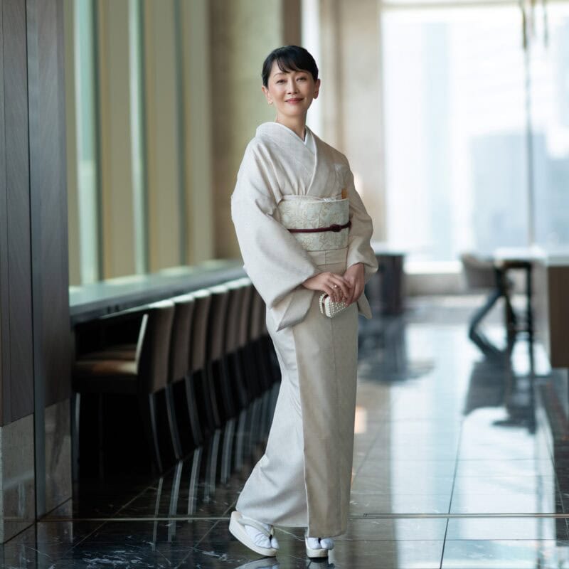 【60代着物】日常にもハレの日にも活躍！麻生祐未さんがまとう着物コーディネート